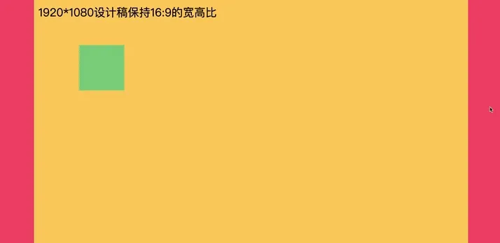 保持设计稿的宽高比例，并尽量占满窗口