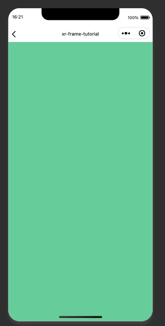 绿色背景的画布 Canvas